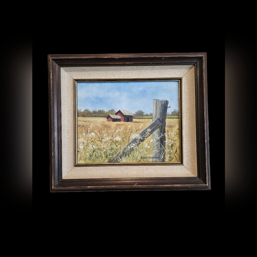 Don Osnner landscape oil painting signed. - Picture 2 of 16